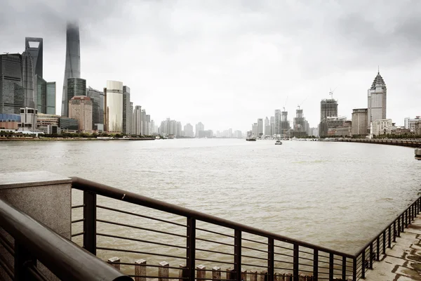 Shanghai skyline in daytime — Stock Photo, Image