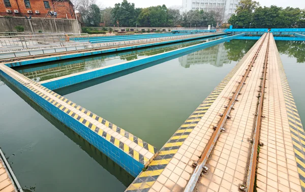 Station de traitement des eaux usées — Photo