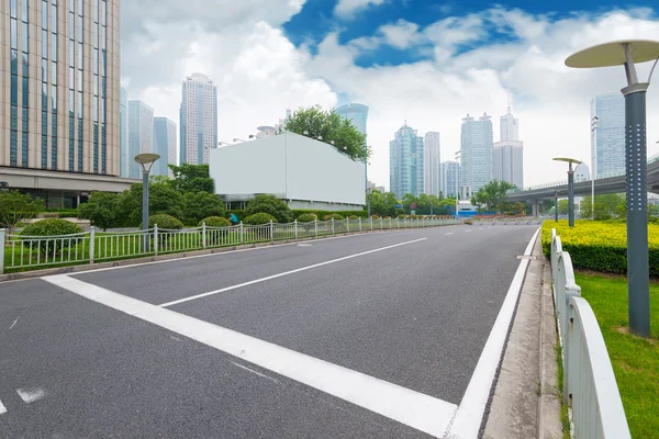 The century avenue of street scene in shanghai — Stock Photo, Image