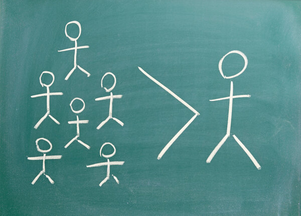 Group is more than an individual sign