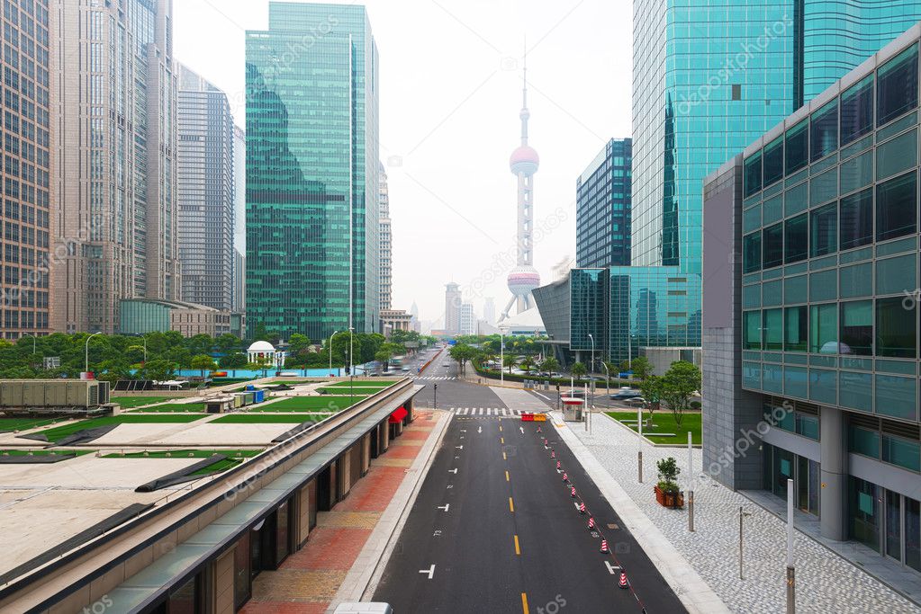 Buildings of lujiazui financial centre