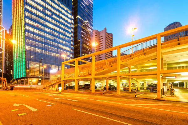 香港的交通情况 — 图库照片