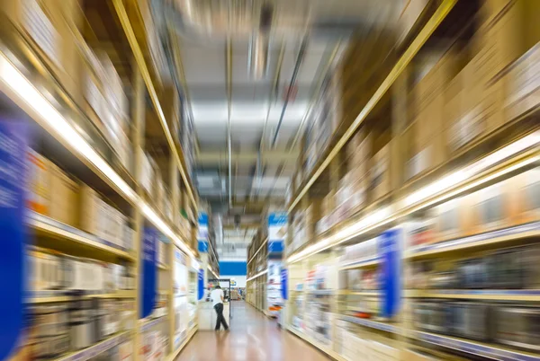 Intérieur d'un entrepôt Photo De Stock