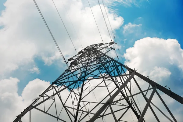 Power Tower in sky — Stock Photo, Image