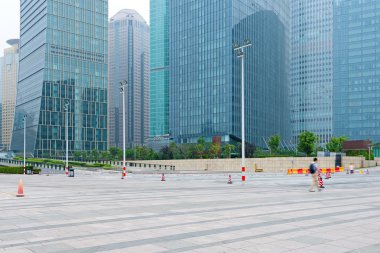 Lujiazui Finans Merkezi modern bina
