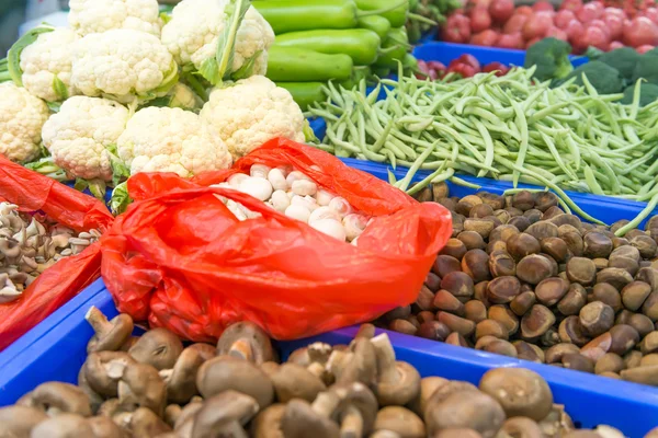 Mercado dos produtos hortícolas frescos — Fotografia de Stock