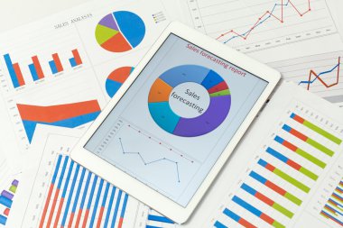 Tablet ile mali çizelgeleri