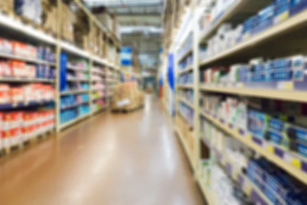 Supermarket blur background — Stock Photo, Image