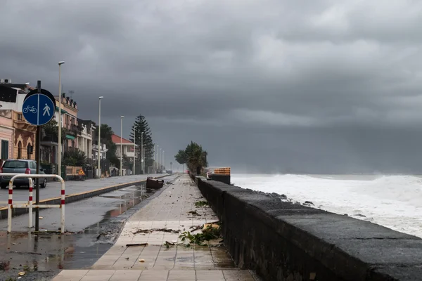 Tempestade na costa ioniana — Fotografia de Stock