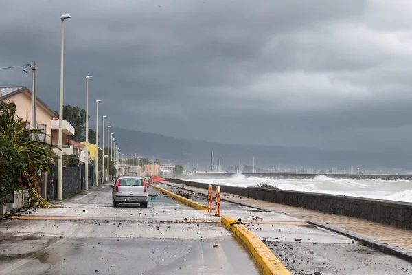 Tempête sur la côte ionienne — Photo