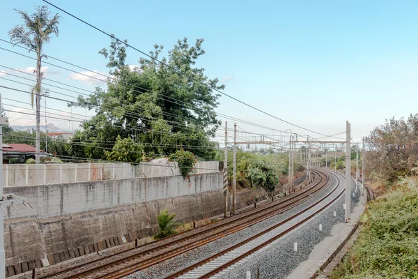 Siciliansk jernbane – stockfoto
