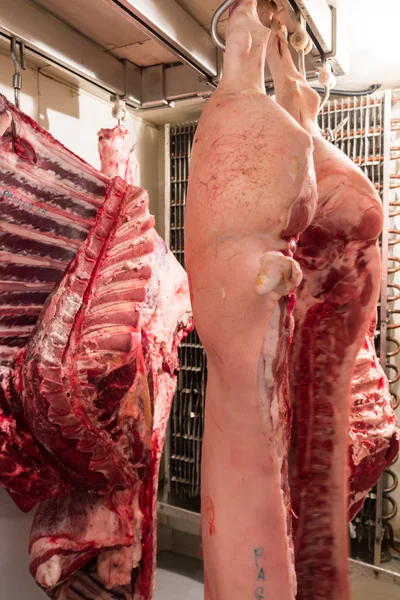 Dana eti ve domuz eti dörtte