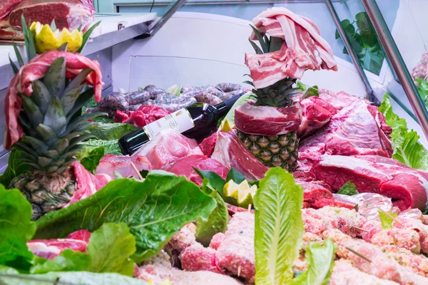 Carne y preparado italiano — Foto de Stock