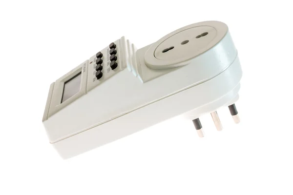 Electrical socket timer — Stock Photo, Image