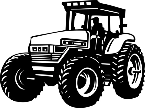 Tracteur — Image vectorielle