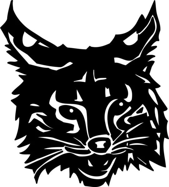 Wildcat Head — Stock Vector