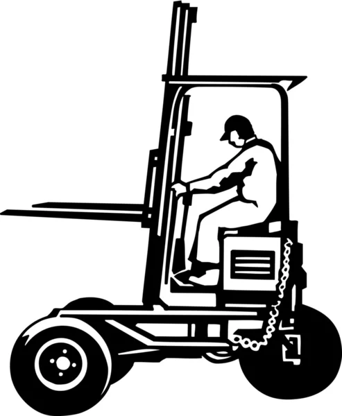 Forklift — Stock Vector