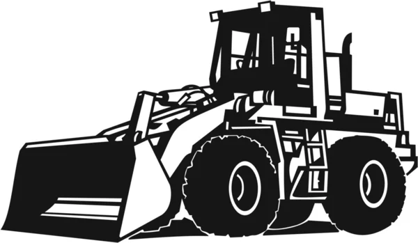 Front Loader — Stock Vector