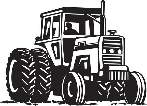 Tractor Trailer Clipart - Tractor