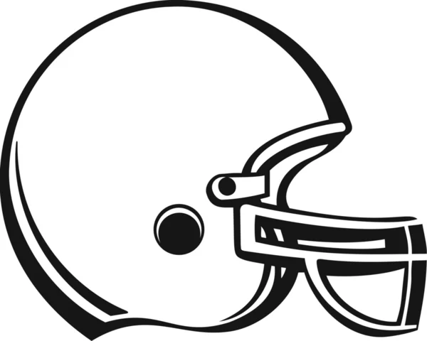 橄榄球头盔 — 图库矢量图片