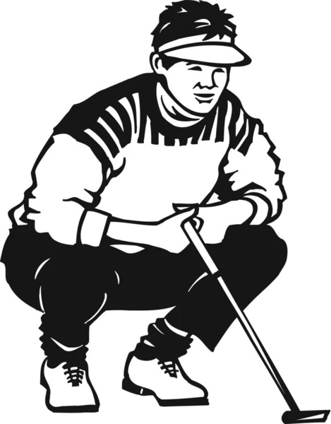 Golfer — Stockvector