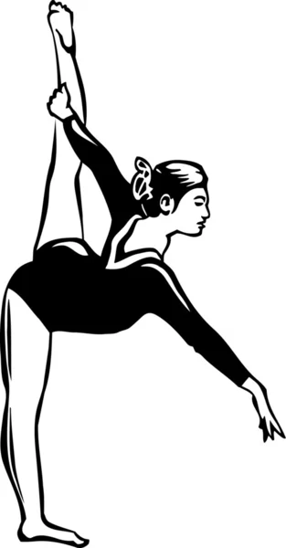 Гімнастка — стоковий вектор
