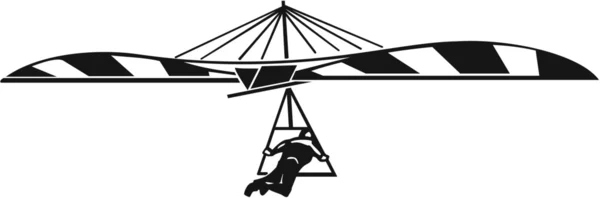 悬挂滑翔机 — 图库矢量图片