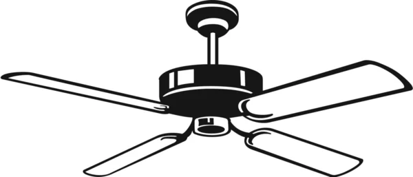 Ventilator tavan — Vector de stoc