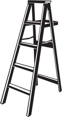 Step Ladder clipart