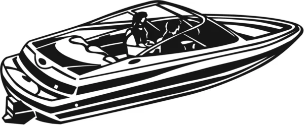 Speedboat — Stockový vektor