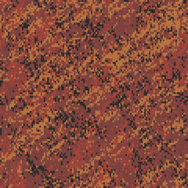Azulejo de textura sin costura de camuflaje digital naranja —  Fotos de Stock