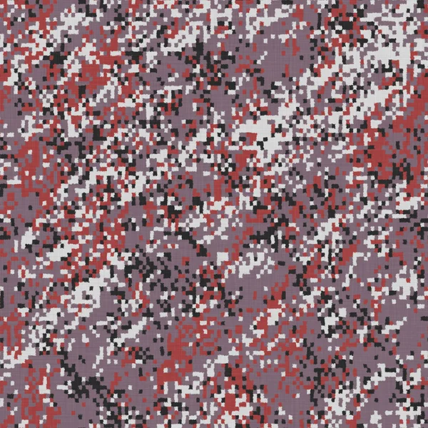 Red Digital Camouflage Seamless Texture Tile — Stock Photo, Image