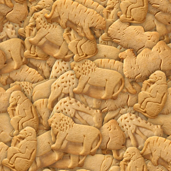Animal crackers naadloze textuur tegel — Stockfoto