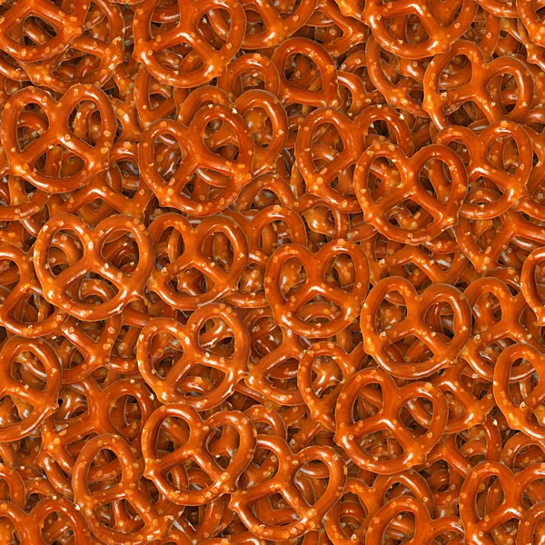 Pretzels Seamless Texture Tile — Stock Photo, Image