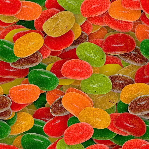 Jelly Beans Candy Seamless Texture Tile — Stock Photo, Image