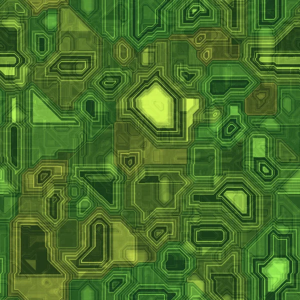 Printed Circuit Board Seamless Texture Tile — Stock Photo, Image