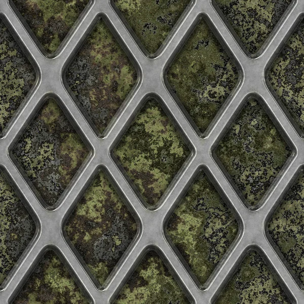 Grate on Granite Seamless Texture Tile — Stock Photo, Image