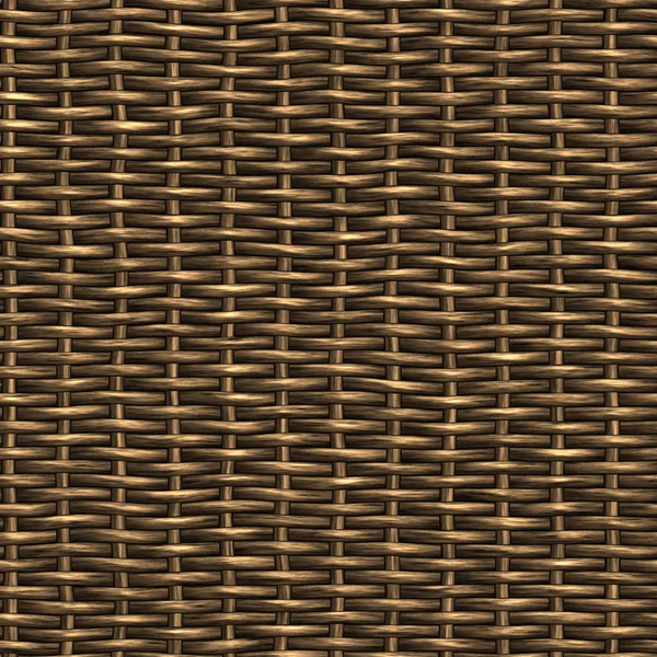 Rattan Seamless Texture Tile — Stock Photo, Image