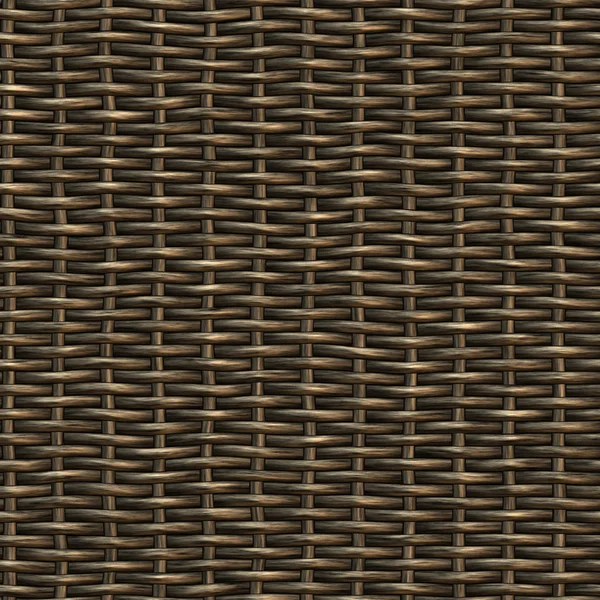 Rattan Seamless Texture Tile — Stock Photo, Image