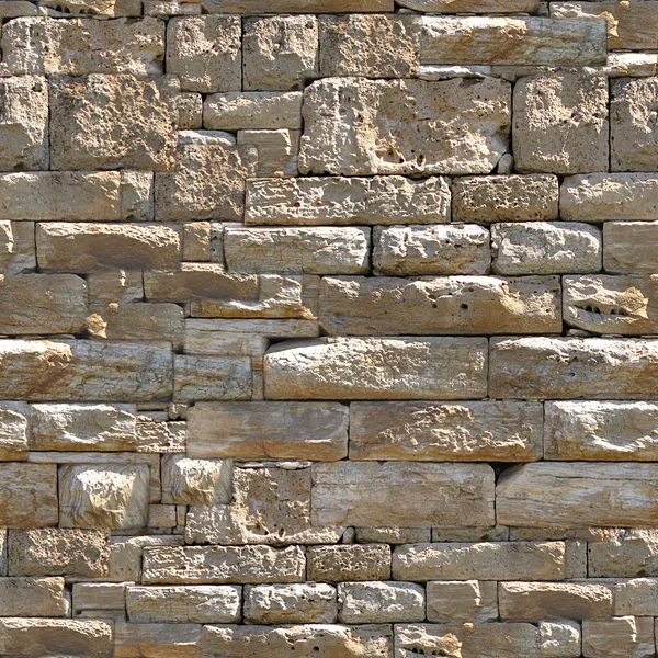 Parede de pedra telha de textura sem costura — Fotografia de Stock