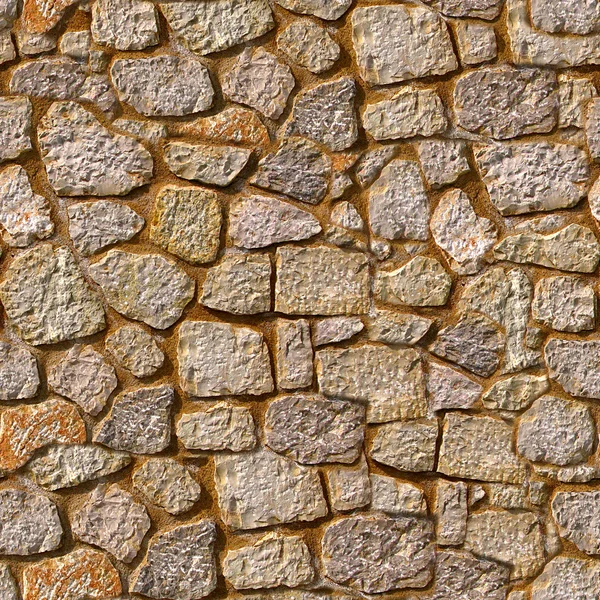 石の壁シームレス テクスチャ タイル — ストック写真