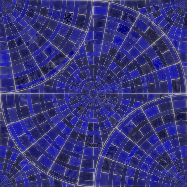 Radiella mosaik marksten smidig konsistens — Stockfoto