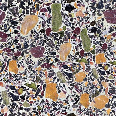 Terrazzo sorunsuz doku kiremit