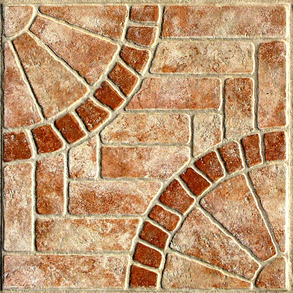 Radial Mosaic Pavers telha de textura sem costura — Fotografia de Stock