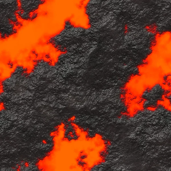 Lava Flow Seamless Texture Tile — Stock Photo, Image