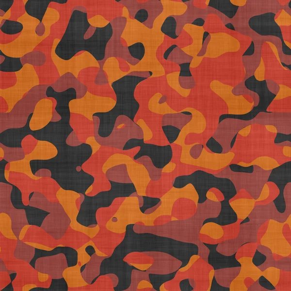 Tuile de texture sans couture camouflage orange — Photo