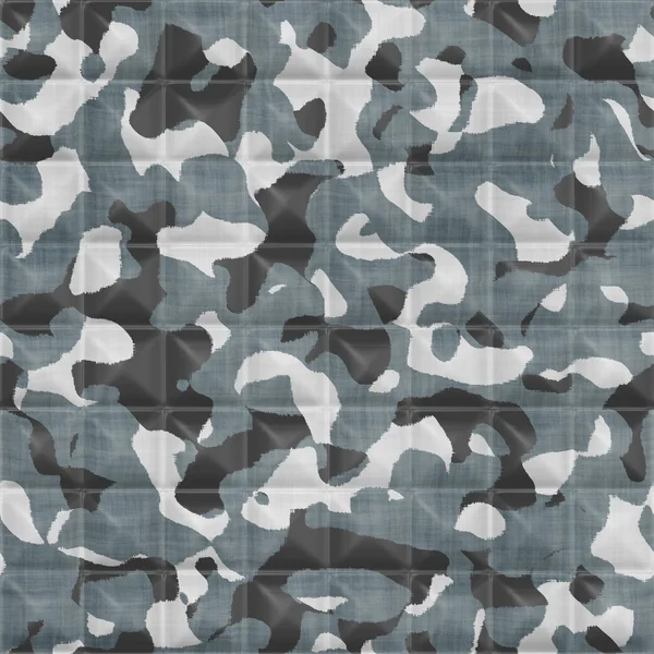 Quiltad konkreta kamouflage sömlös textur kakel — Stockfoto