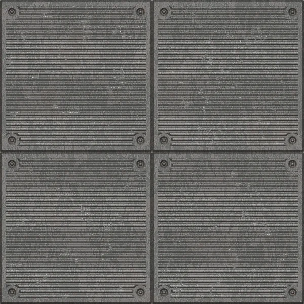 Metal Plate Seamless Texture Tile — Stock Photo, Image