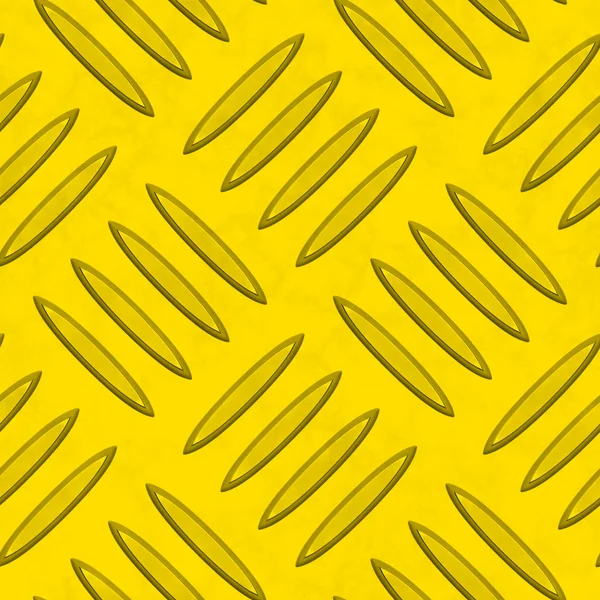 Girasole Giallo Diamondplate metallo senza cuciture Texture Tile — Foto Stock