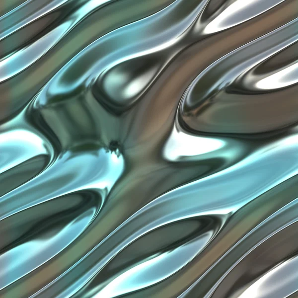 溶融金属のシームレスなテクスチャ タイル — ストック写真